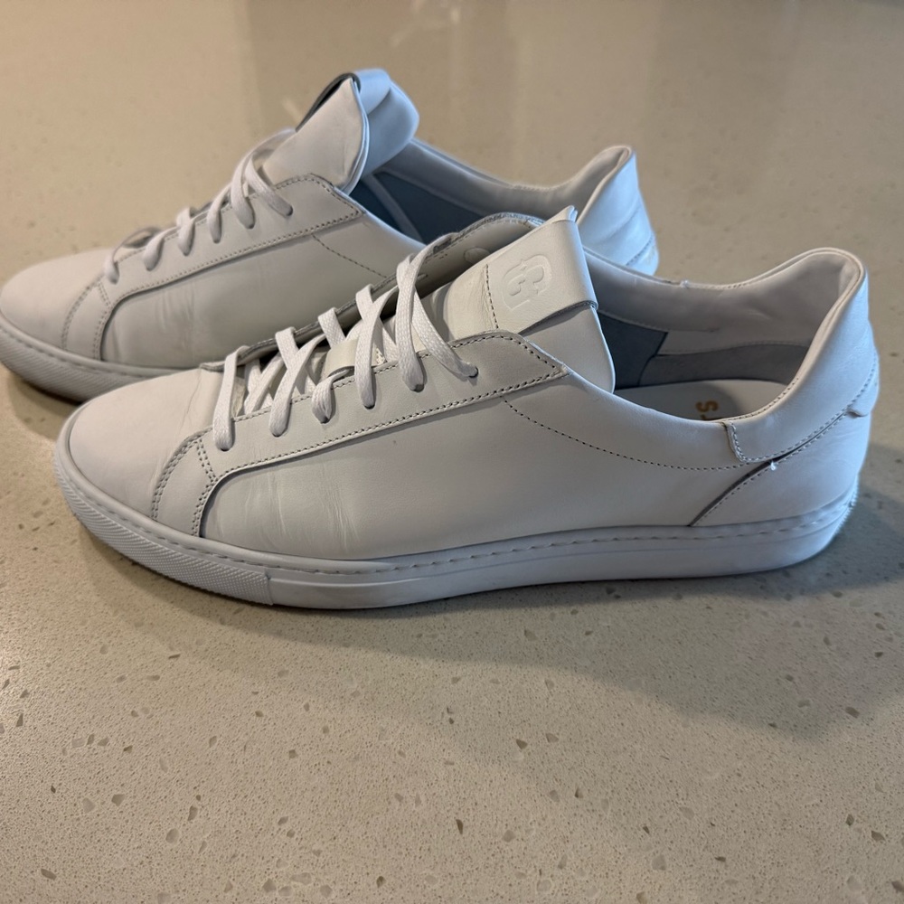 Greats Reign White Leather Men's Sneakers